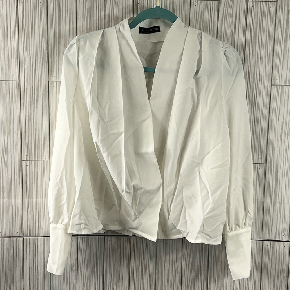 Clothes White Top with Sequined Slacks - Picture 3 of 11